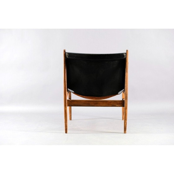 Image 1 of Alter Ledersessel von Franz Xaver Lutz für WK Möbel, Deutschland 1958