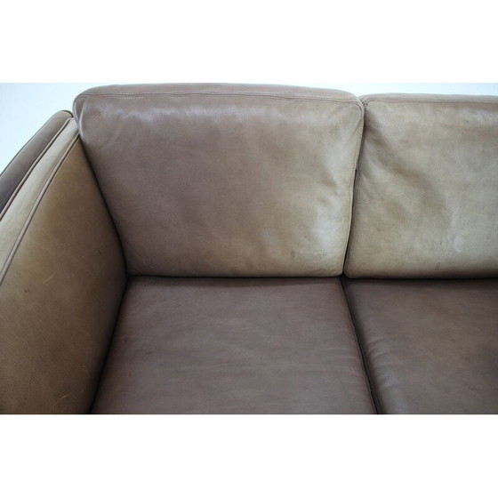 Image 1 of Vintage Leder 3-Sitzer Sofa von Georg Thams, 1960er Jahre