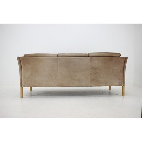 Image 1 of Vintage Leder 3-Sitzer Sofa von Georg Thams, 1960er Jahre
