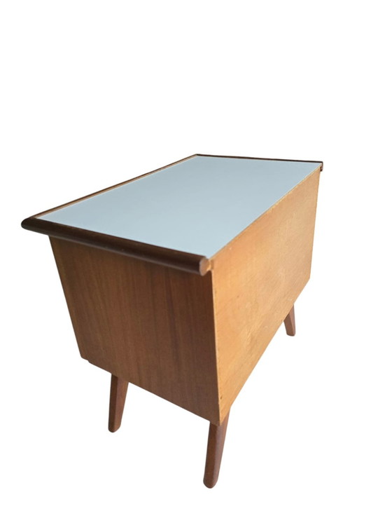 Image 1 of Mid Century Nachttische Teak Formica