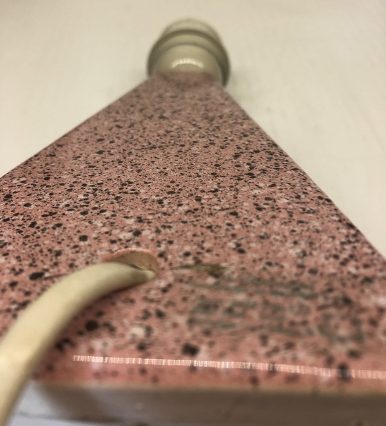 Image 1 of Pyramidenlampe aus Brüsseler Porzellan Terrazzo Effekt Rosé