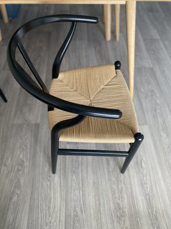 Image 1 of 2 X Carl Hansen & Son Wishbone Ch 24 Klassisch Natur