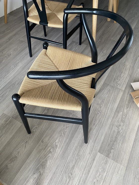 Image 1 of 2 X Carl Hansen & Son Wishbone Ch 24 Klassisch Natur