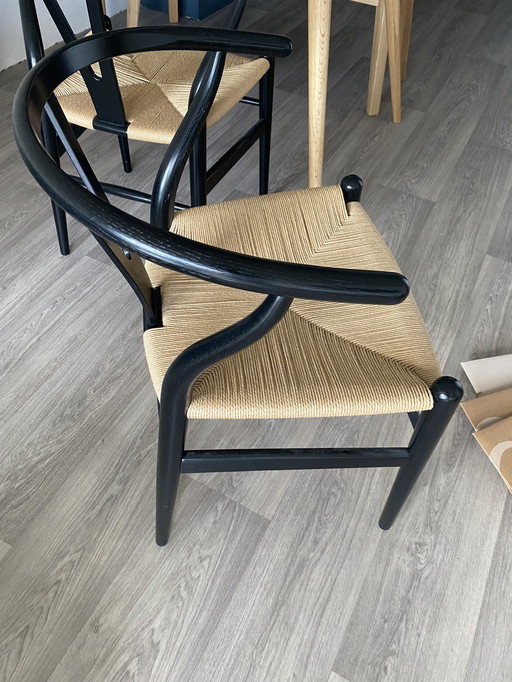 2 X Carl Hansen & Son Wishbone Ch 24 Klassisch Natur