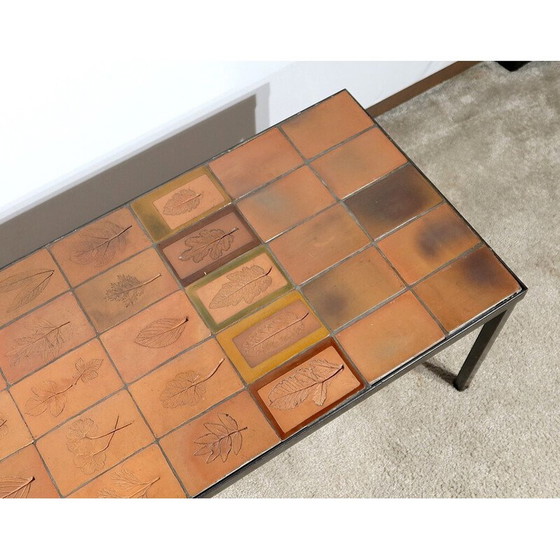 Image 1 of Rechteckiger Couchtisch aus Keramik von Roger Capron, Frankreich 1960
