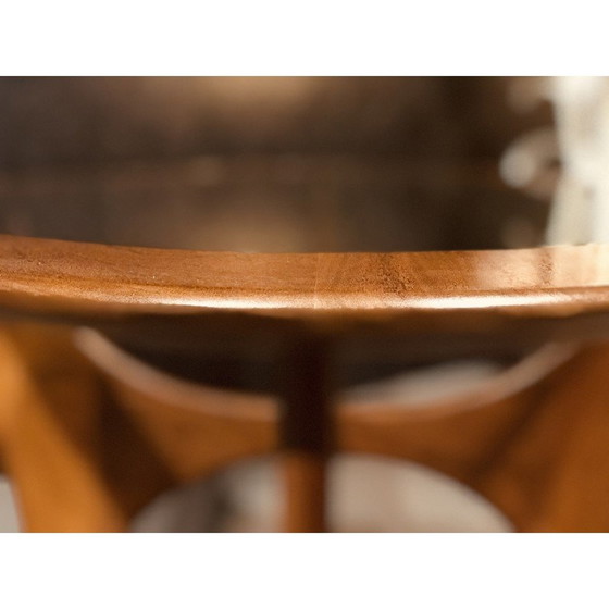 Image 1 of Ovaler Beistelltisch aus Teakholz und Glas von Viktor Wilkins für G-Plan, Vereinigtes Königreich