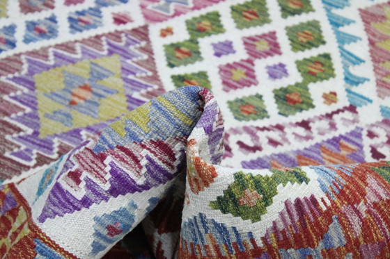 Image 1 of Original Old Style Kelim Afghan 236 X 170 Cm Top Zustand