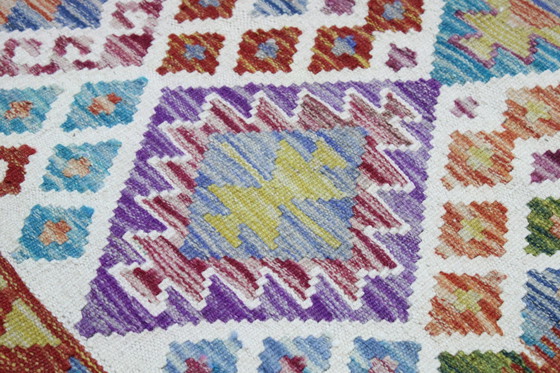 Image 1 of Original Old Style Kelim Afghan 236 X 170 Cm Top Zustand