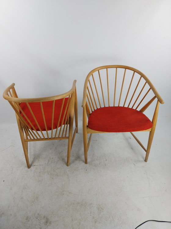 Image 1 of 2 X Sun Feather Chair von Sonna Rosén für Nässjö. 1950'S