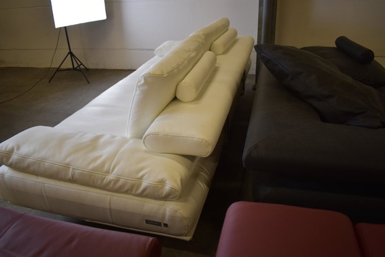 Image 1 of Ledersofa Dsign Mit Möbelgütesiegel Ledercouch Sofa Couch 