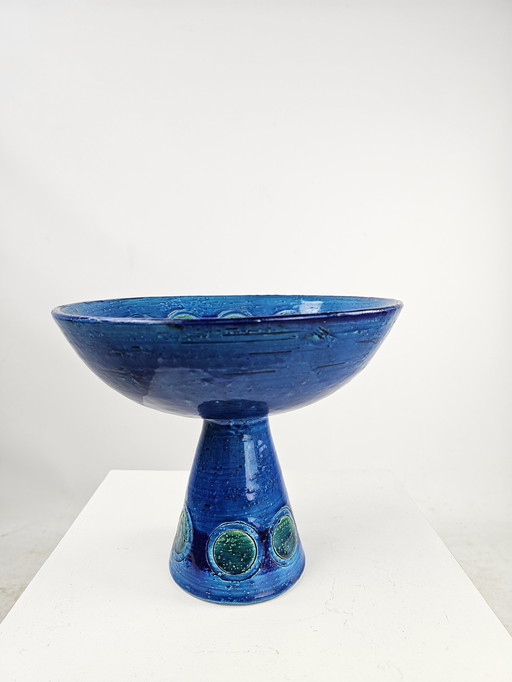 Schale zu Fuß von Aldo Londi für Bitossi