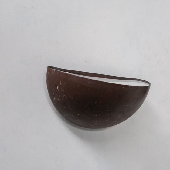 Image 1 of Paar Wandlampen aus patiniertem Kupfer, Dänemark