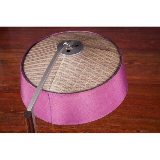 Image 1 of Vintage Tischlampe aus Teakholz und Metall, Dänemark 1950