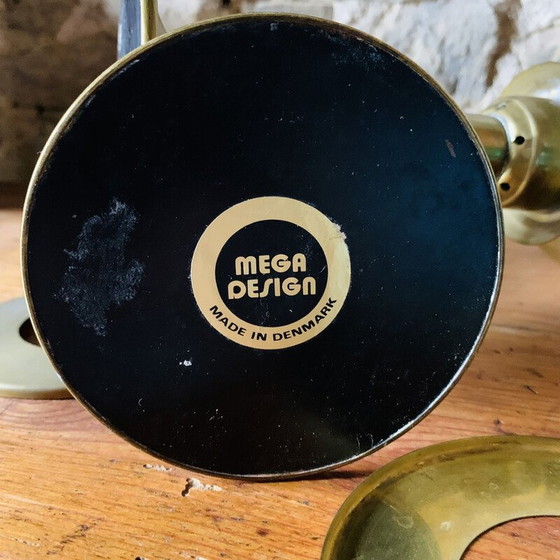 Image 1 of Paar vintage messing kerzenständer von Mega Design