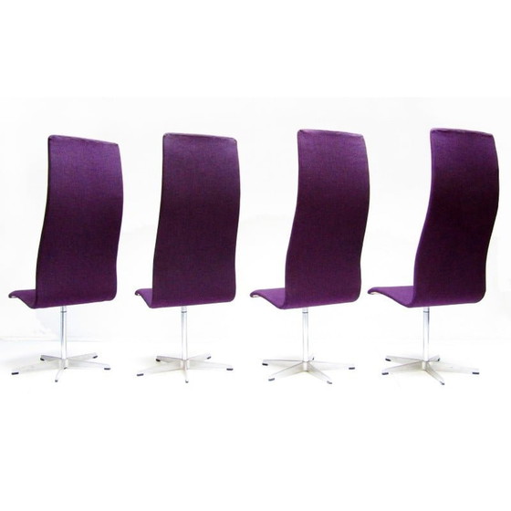 Image 1 of Satz von 8 Oxford-Stühlen von Arne Jacobsen für Fritz Hansen, 1960er Jahre