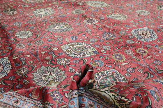 Image 1 of Original Handgeknüpfter Perserteppich Tabriz 40 Raj Fein Xxl Size 560 X 391 Cm Top Zustand