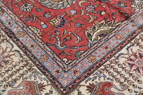 Image 1 of Original Handgeknüpfter Perserteppich Tabriz 40 Raj Fein Xxl Size 560 X 391 Cm Top Zustand