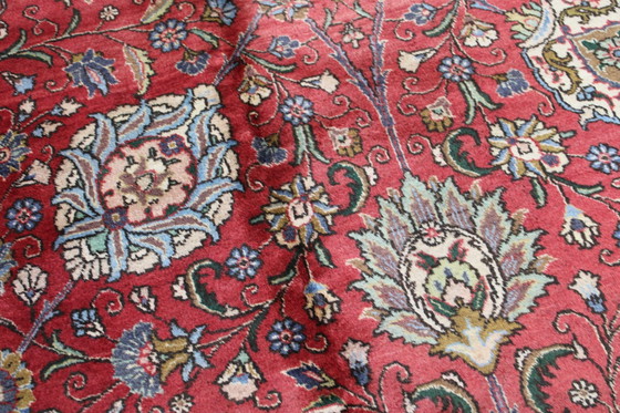 Image 1 of Original Handgeknüpfter Perserteppich Tabriz 40 Raj Fein Xxl Size 560 X 391 Cm Top Zustand