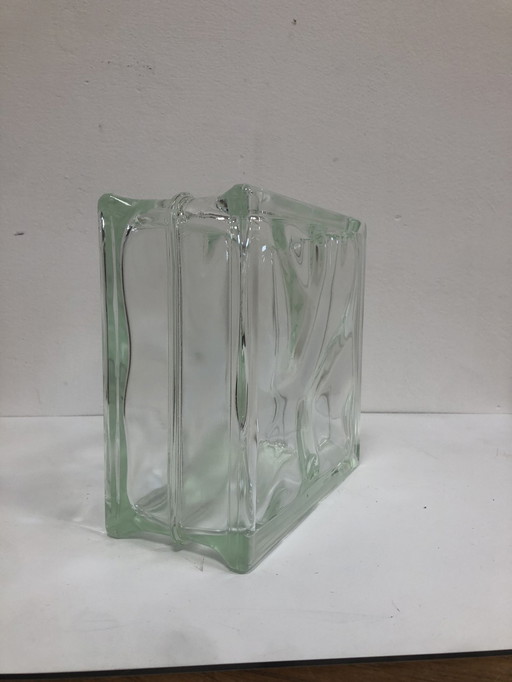 Lumix Glasblock Vase Groß