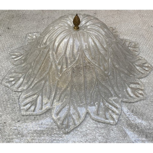 Hängeleuchte aus Muranoglas, 1975