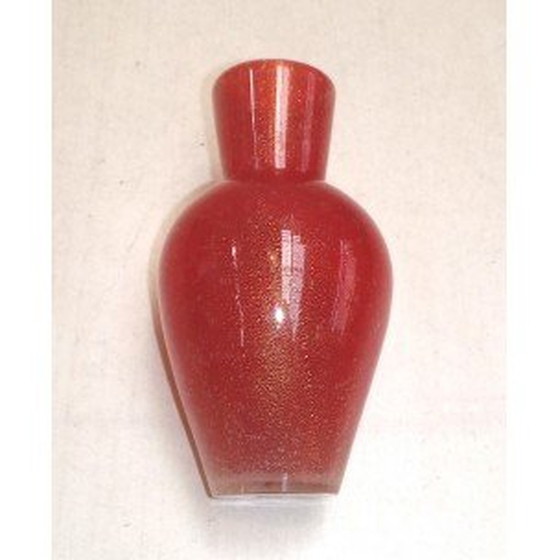 Image 1 of Vase aus geblasenem Kristall von Archimedes Seguso, 1960