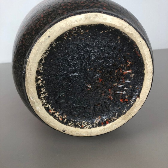 Image 1 of Große vintage Töpferei Super Fat Lava Vase Scheurich WGP 1970s
