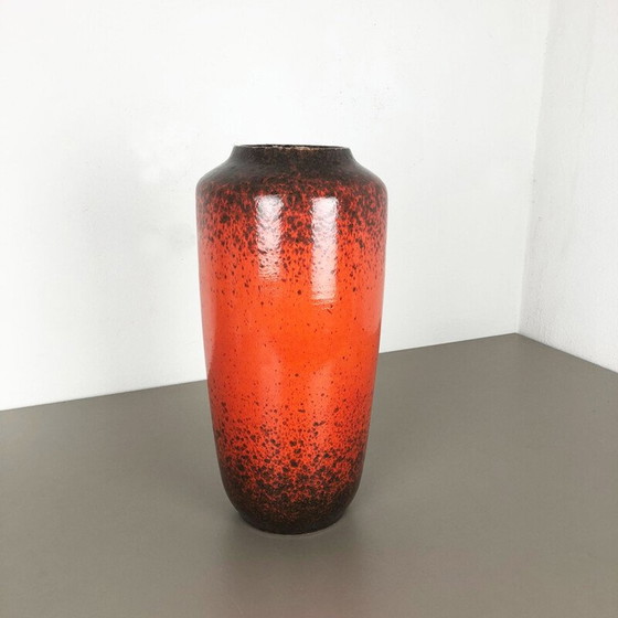 Image 1 of Große vintage Töpferei Super Fat Lava Vase Scheurich WGP 1970s