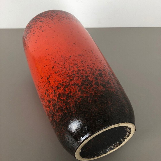 Image 1 of Große vintage Töpferei Super Fat Lava Vase Scheurich WGP 1970s
