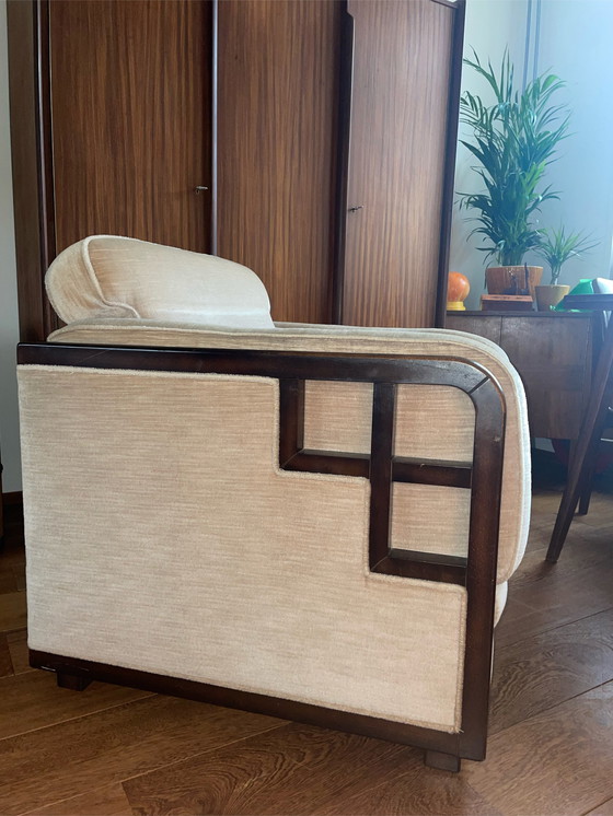 Image 1 of Bergere-Sessel im Art-Deco-Design