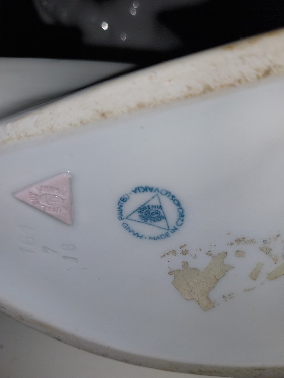 Image 1 of Porzellan -Skifahrer von Royal Dux. (Pole fehlen)