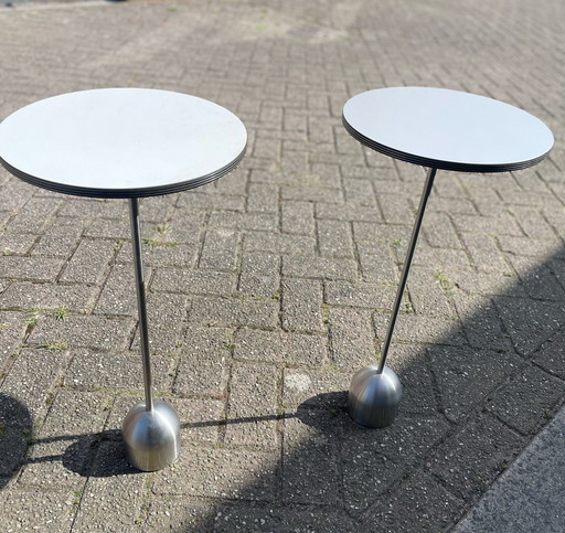 1x Lourens Fisher Beistelltisch grau