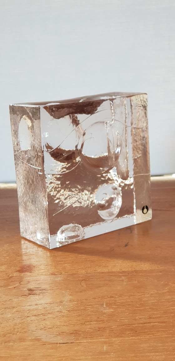 Image 1 of Pukeberg "Eisglas" Kronleuchter