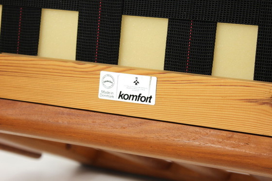 Image 1 of 2x Komfort Denmark Lounge Chair Mid-Century Danish Teak Lounge Chair / Sessel with virgin wool