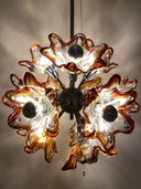 Murano-Blumen-Sputnik-Hängelampe