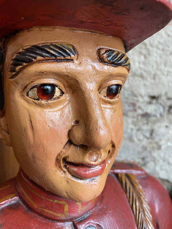 Image 1 of Butler-Statue aus Holz