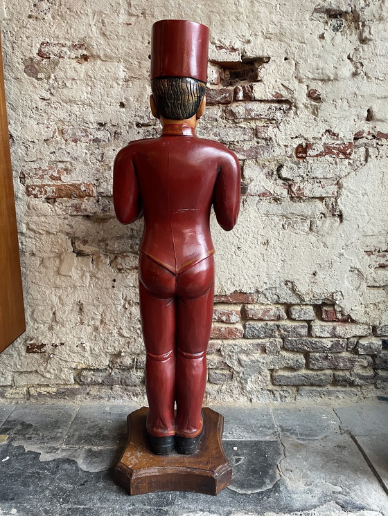 Image 1 of Butler-Statue aus Holz