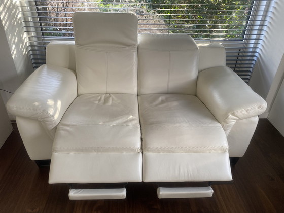 Image 1 of Poels Aphrodite Zweisitzer-Design-Relaxsofa aus Leder