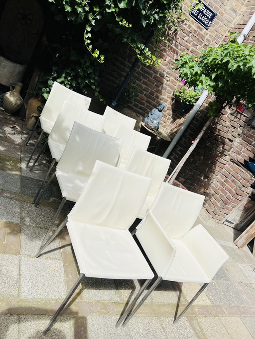 4x Zanotta Lia Esszimmerstühle