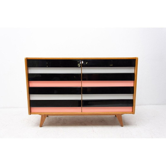 Image 1 of Vintage Kommode aus Buche und Sperrholz Modell Nr. U-453 von Jiří Jiroutek für Interiér Praha, Tschechoslowakei 1960