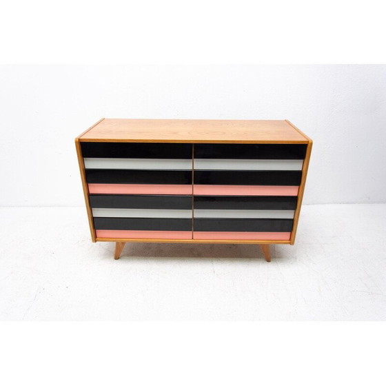 Image 1 of Vintage Kommode aus Buche und Sperrholz Modell Nr. U-453 von Jiří Jiroutek für Interiér Praha, Tschechoslowakei 1960