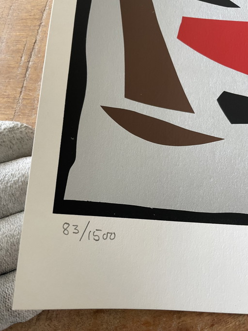 Robert Julius Jacobsen (1912-1993), Original-Serigrafie, nummeriert 83/1500