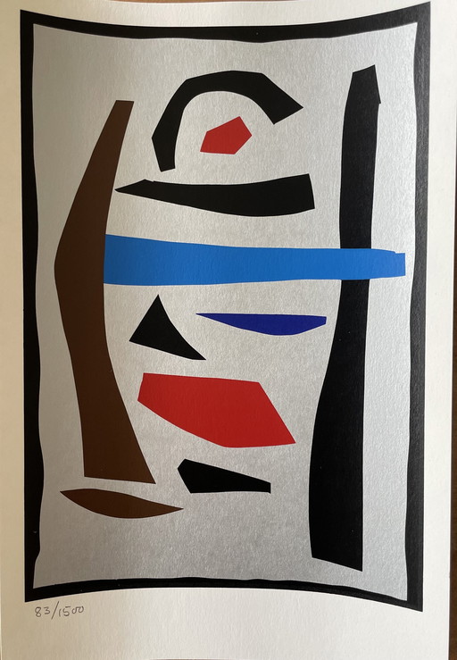 Robert Julius Jacobsen (1912-1993), Original-Serigrafie, nummeriert 83/1500