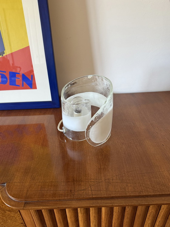 Image 1 of Skulpturale Tischlampe aus mundgeblasenem Muranoglas, La Murrina Italien 1970er Jahre