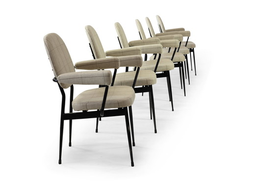 Image 1 of 6x italienische Röhren-Esszimmerstühle