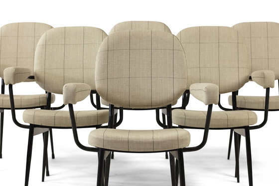 Image 1 of 6x italienische Röhren-Esszimmerstühle