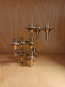 3x Fritz Nagel Orion-Kerzenleuchter