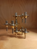 3x Fritz Nagel Orion-Kerzenleuchter