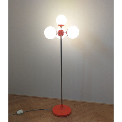 Vintage Stehleuchte Sputnik, Space Age, Italien, 1970er Jahre