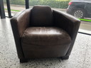 Aviator Sessel Leder braun