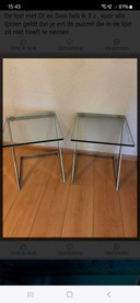 2x Gebra Beistelltisch